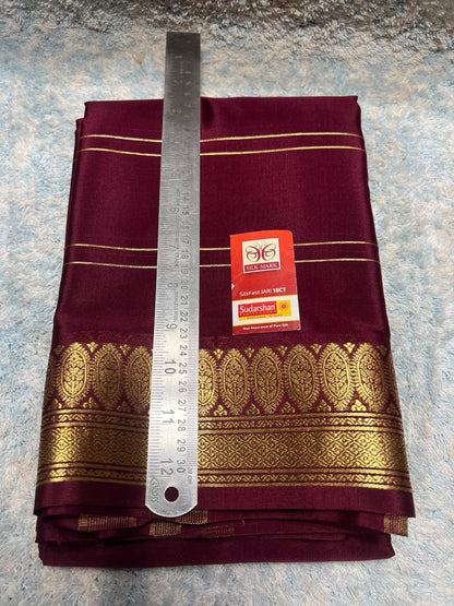 Pure Mysore Silk Saree ( 60 Grams )