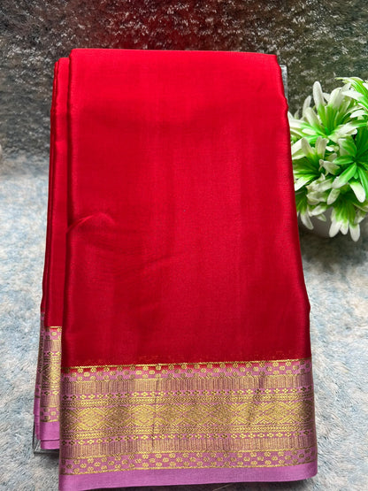 Pure Mysore Silk Saree ( 60 Grams )