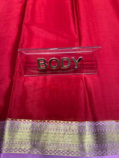 Pure Mysore Silk Saree ( 60 Grams )