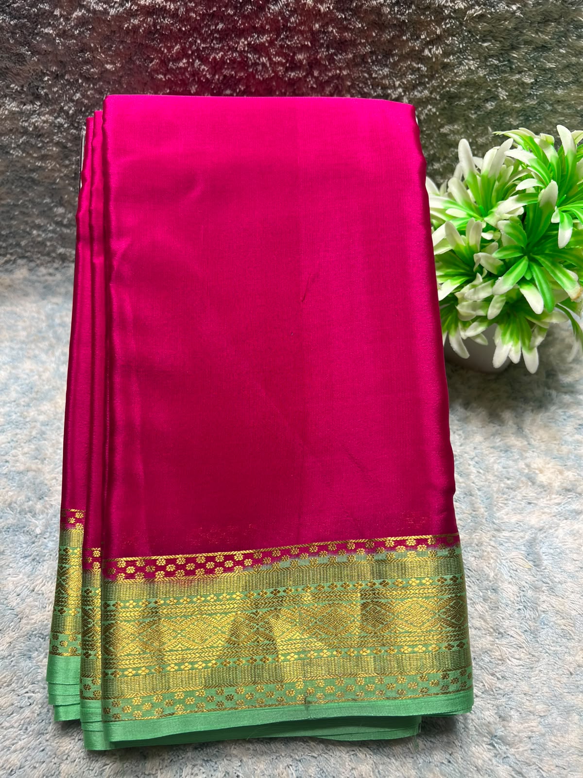 Pure Mysore Silk Saree ( 60 Grams )