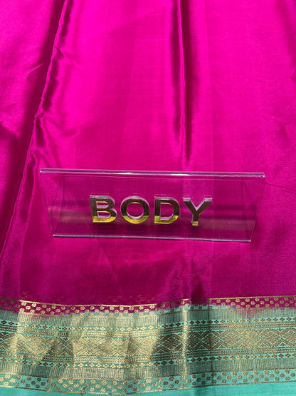 Pure Mysore Silk Saree ( 60 Grams )