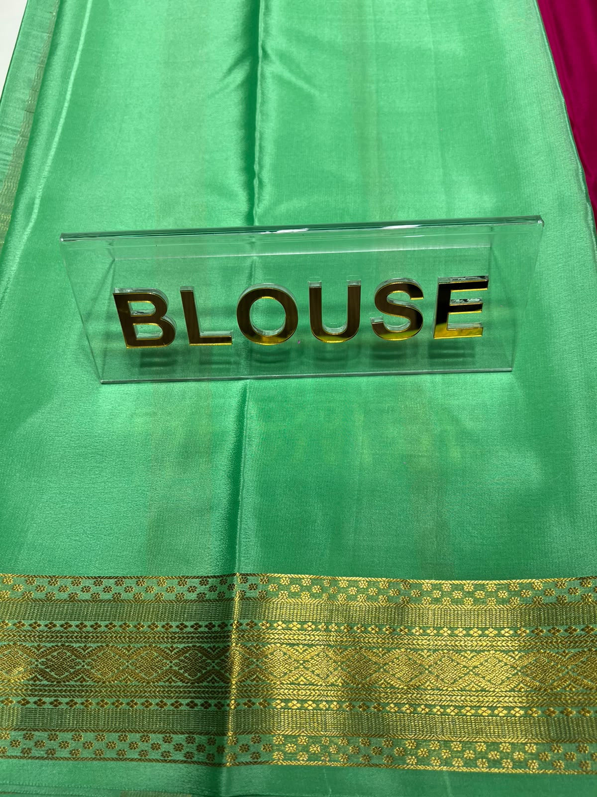 Pure Mysore Silk Saree ( 60 Grams )