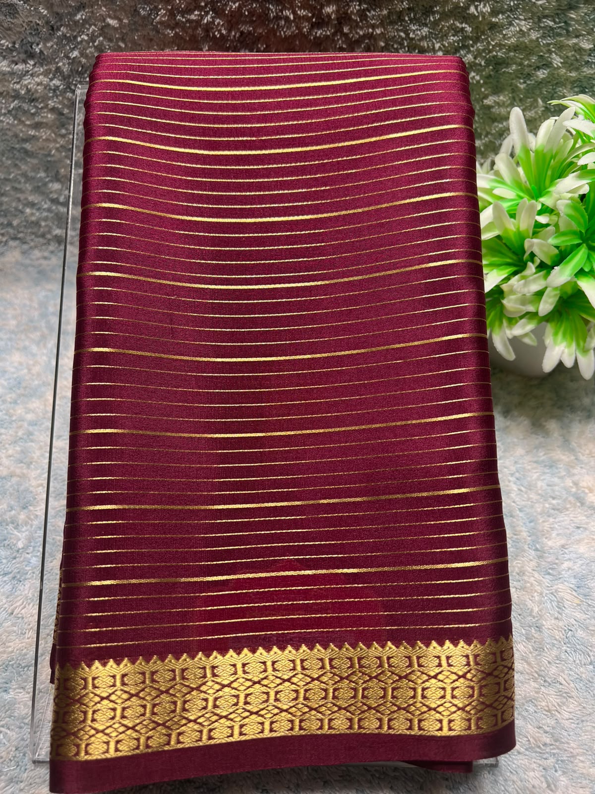 Pure Mysore Silk Saree ( 60 Grams )