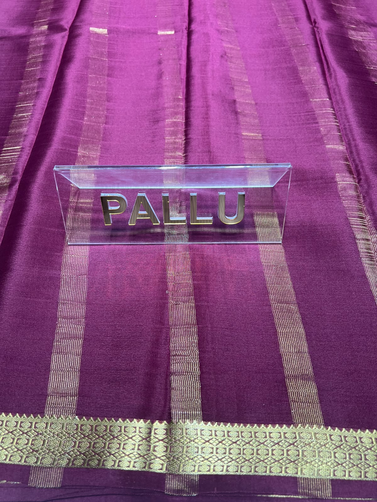 Pure Mysore Silk Saree ( 60 Grams )