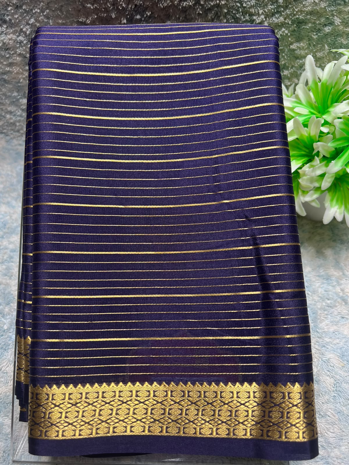 Pure Mysore Silk Saree ( 60 Grams )