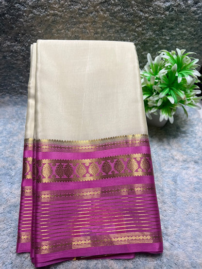 Pure Mysore Silk Saree ( 60 Grams )
