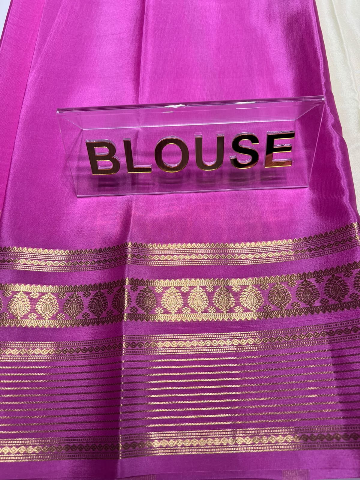 Pure Mysore Silk Saree ( 60 Grams )