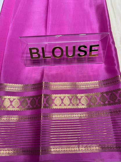 Pure Mysore Silk Saree ( 60 Grams )