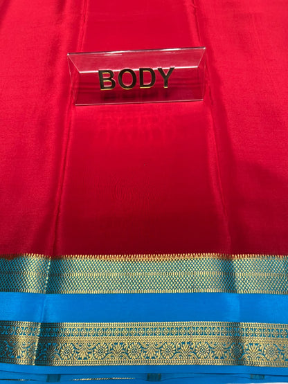 Pure Mysore Silk Saree.