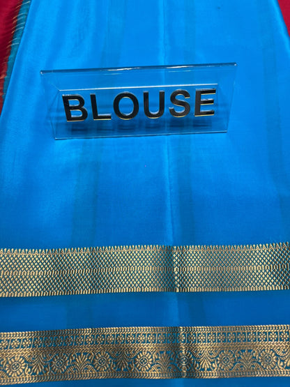 Pure Mysore Silk Saree.
