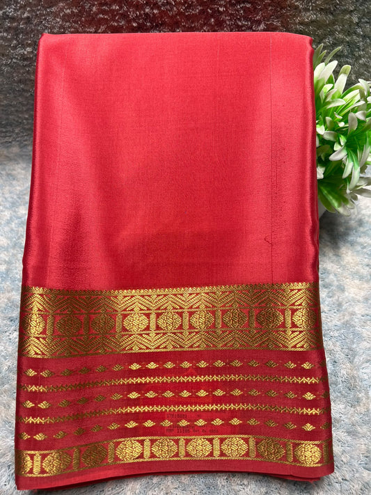 Pure Mysore Silk Saree.