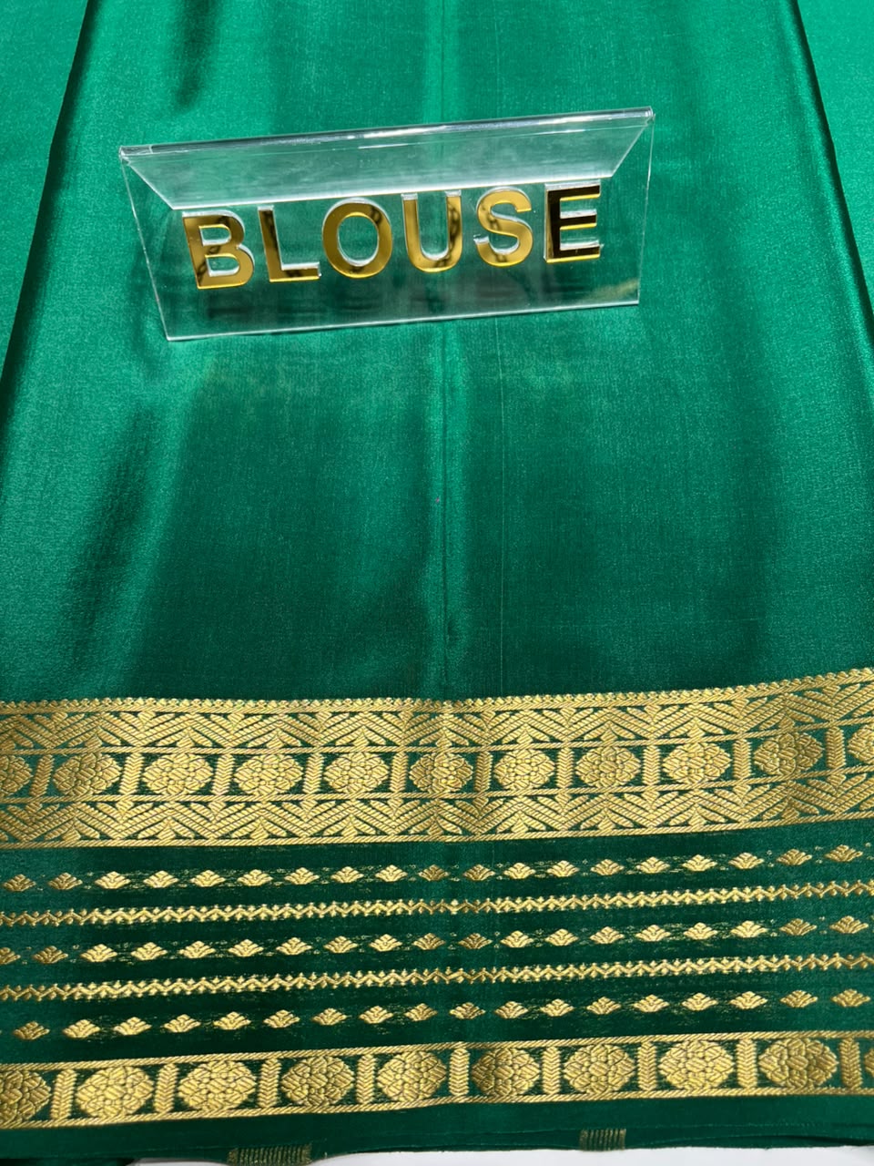 Pure Mysore Silk Saree.