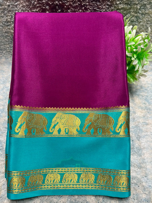 Pure Mysore Silk Saree.