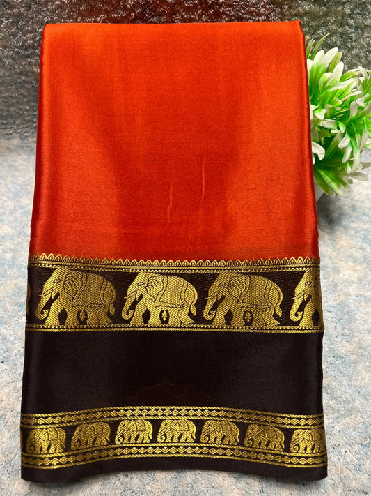 Pure Mysore Silk Saree.