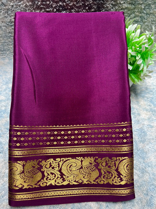 Pure Mysore Silk Saree.