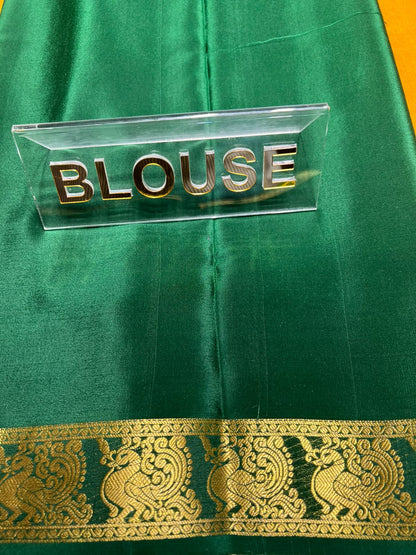 Pure Mysore Silk Saree.