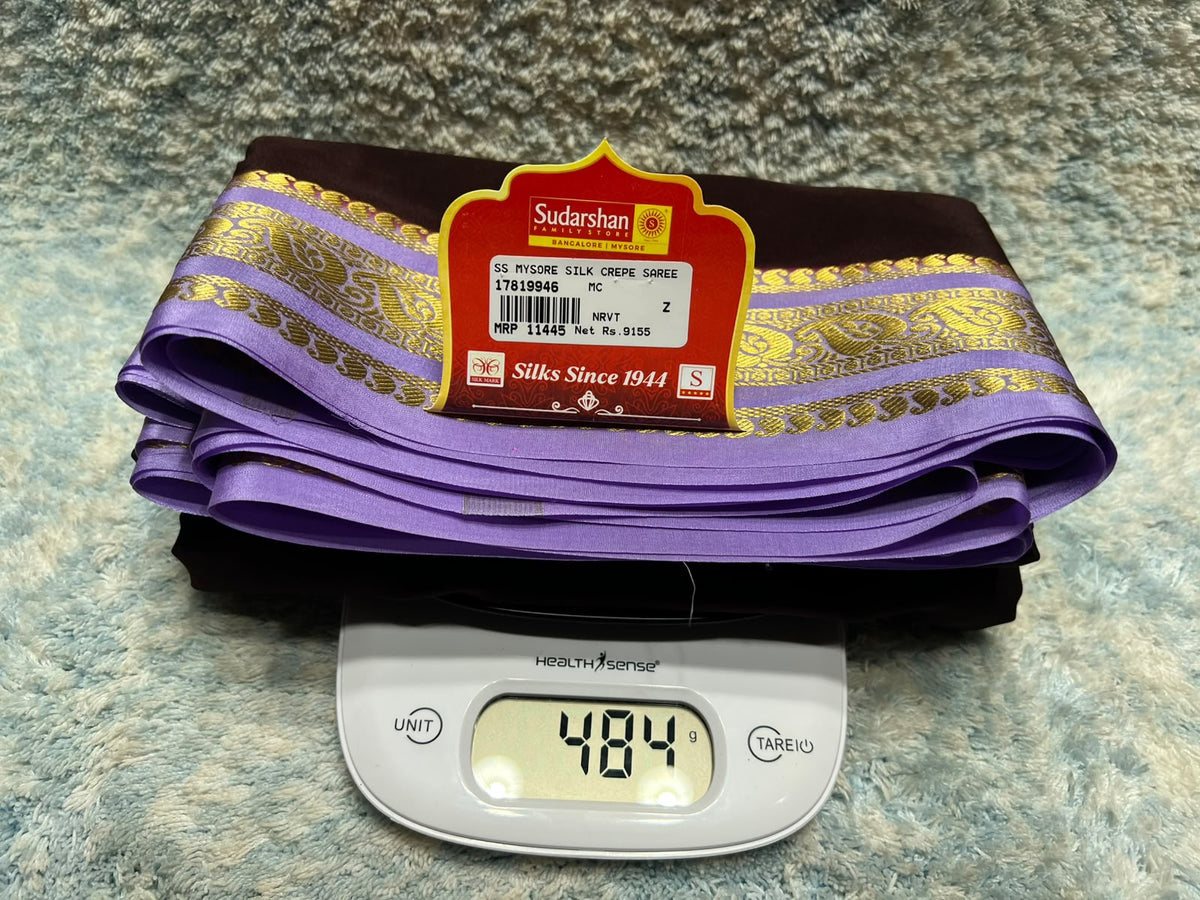 Pure Mysore Silk Saree.