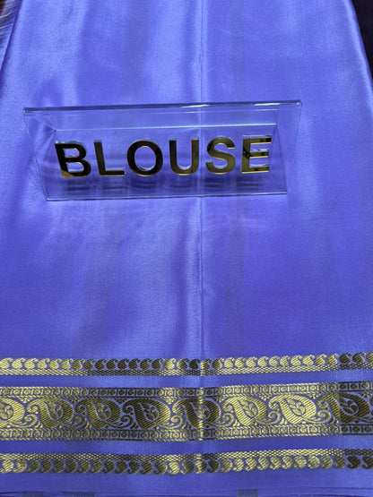 Pure Mysore Silk Saree.