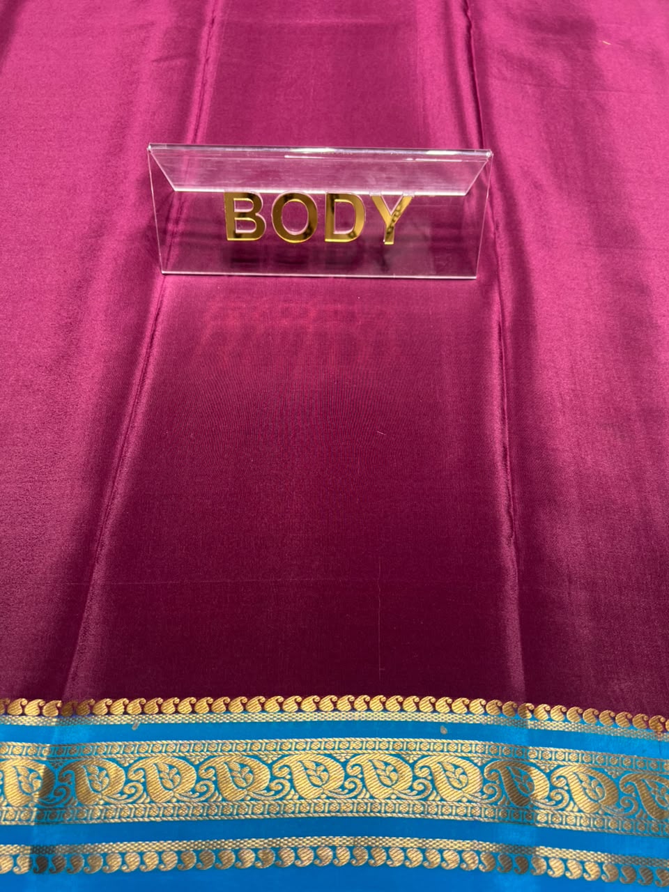 Pure Mysore Silk Saree.
