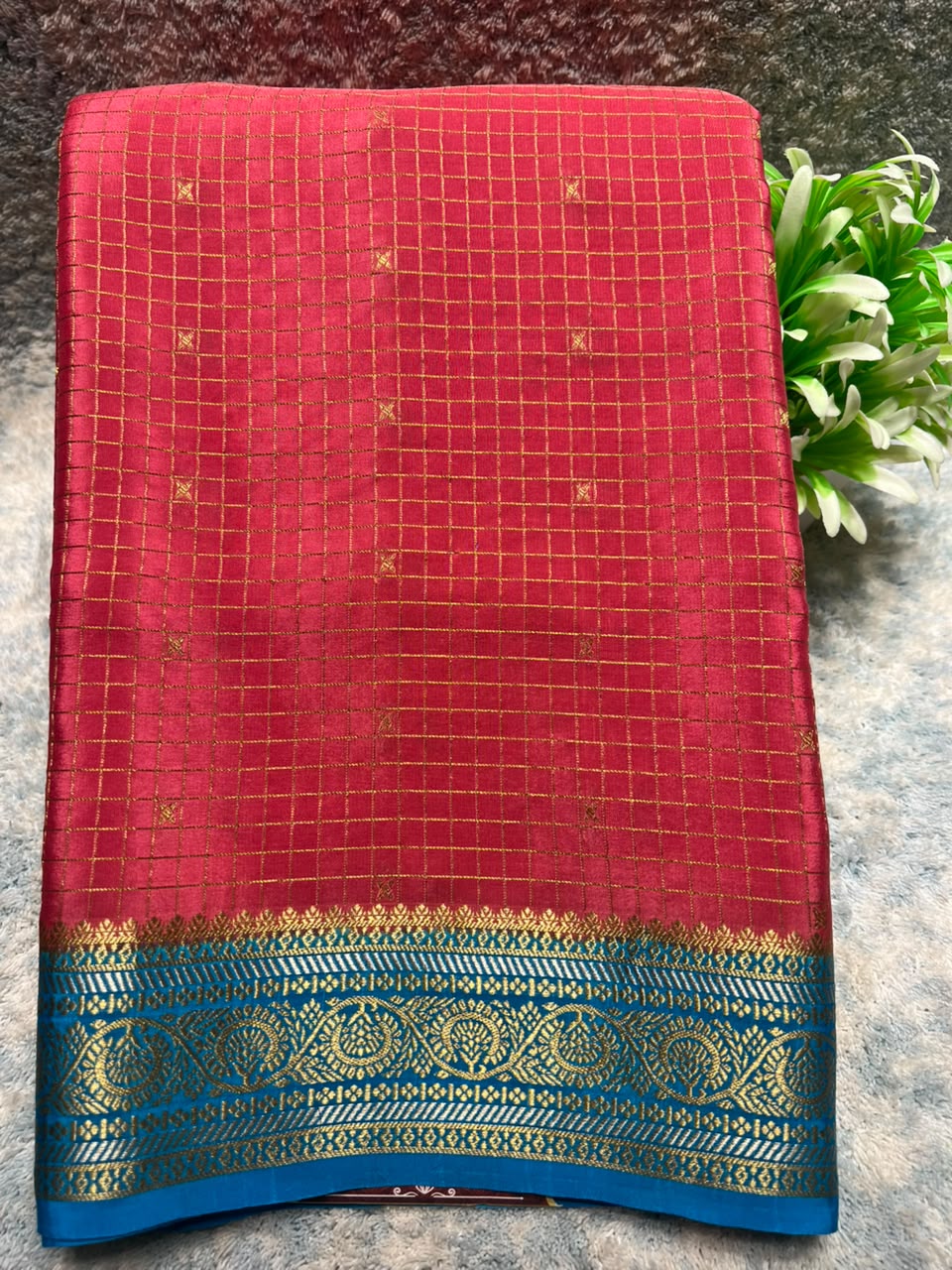 Pure Mysore Silk Saree.