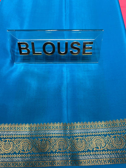 Pure Mysore Silk Saree.