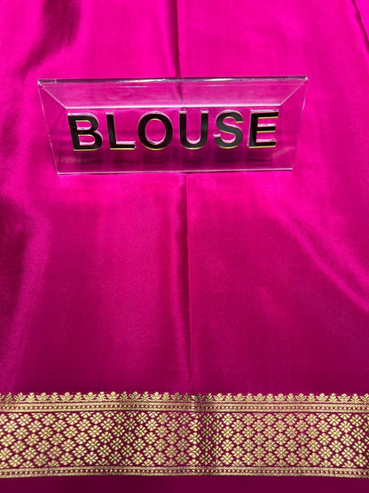 Pure Mysore Silk Saree.