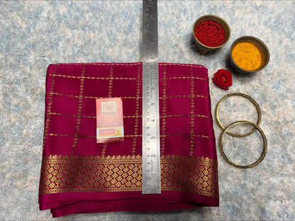 Pure Mysore Silk Saree.