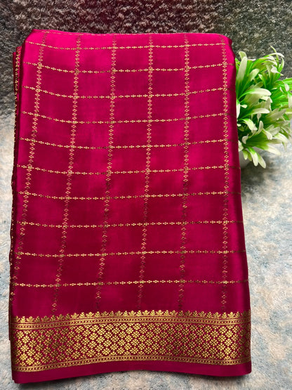 Pure Mysore Silk Saree.
