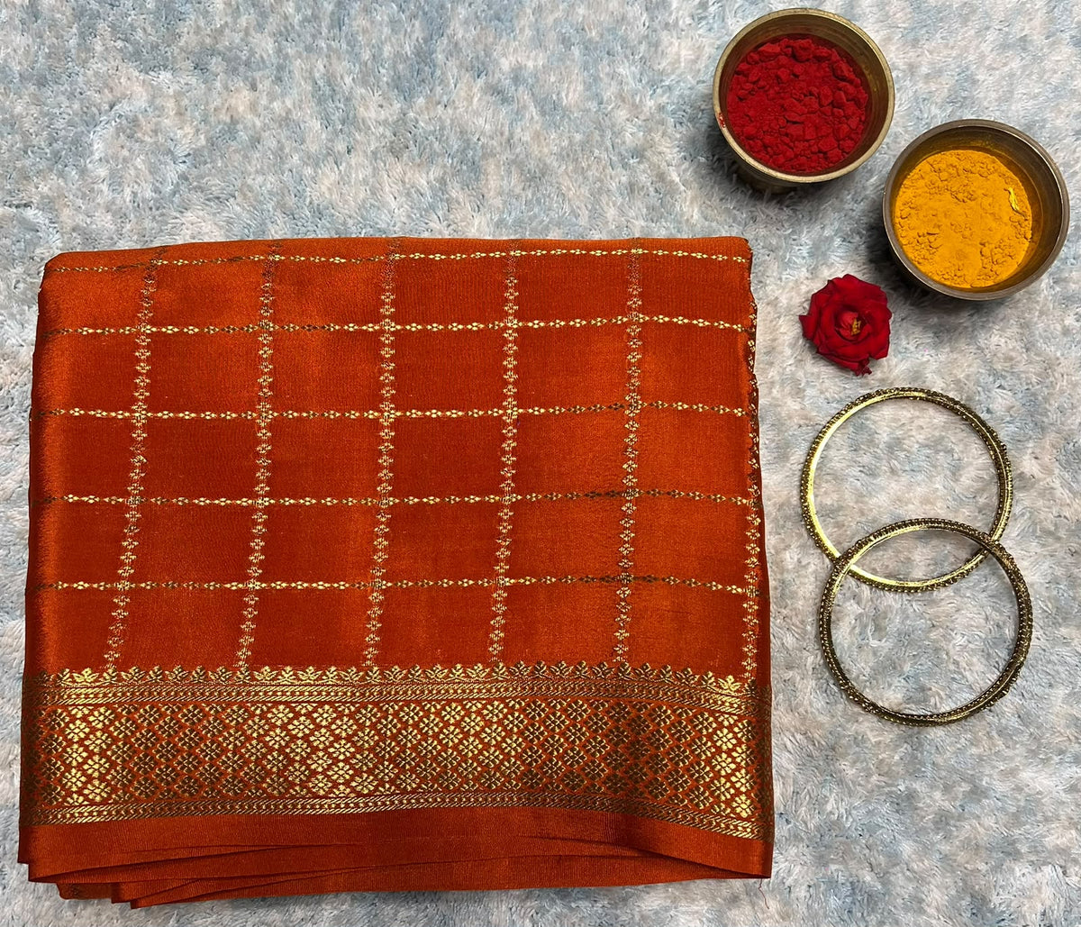 Pure Mysore Silk Saree.