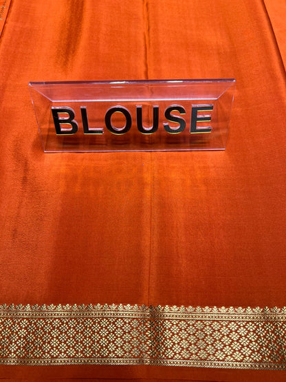 Pure Mysore Silk Saree.