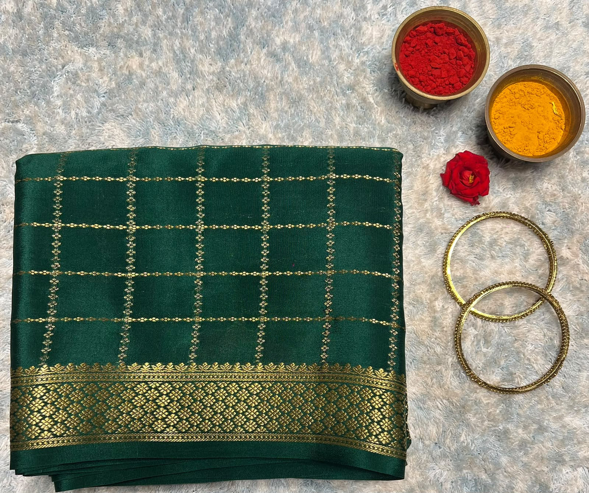 Pure Mysore Silk Saree.
