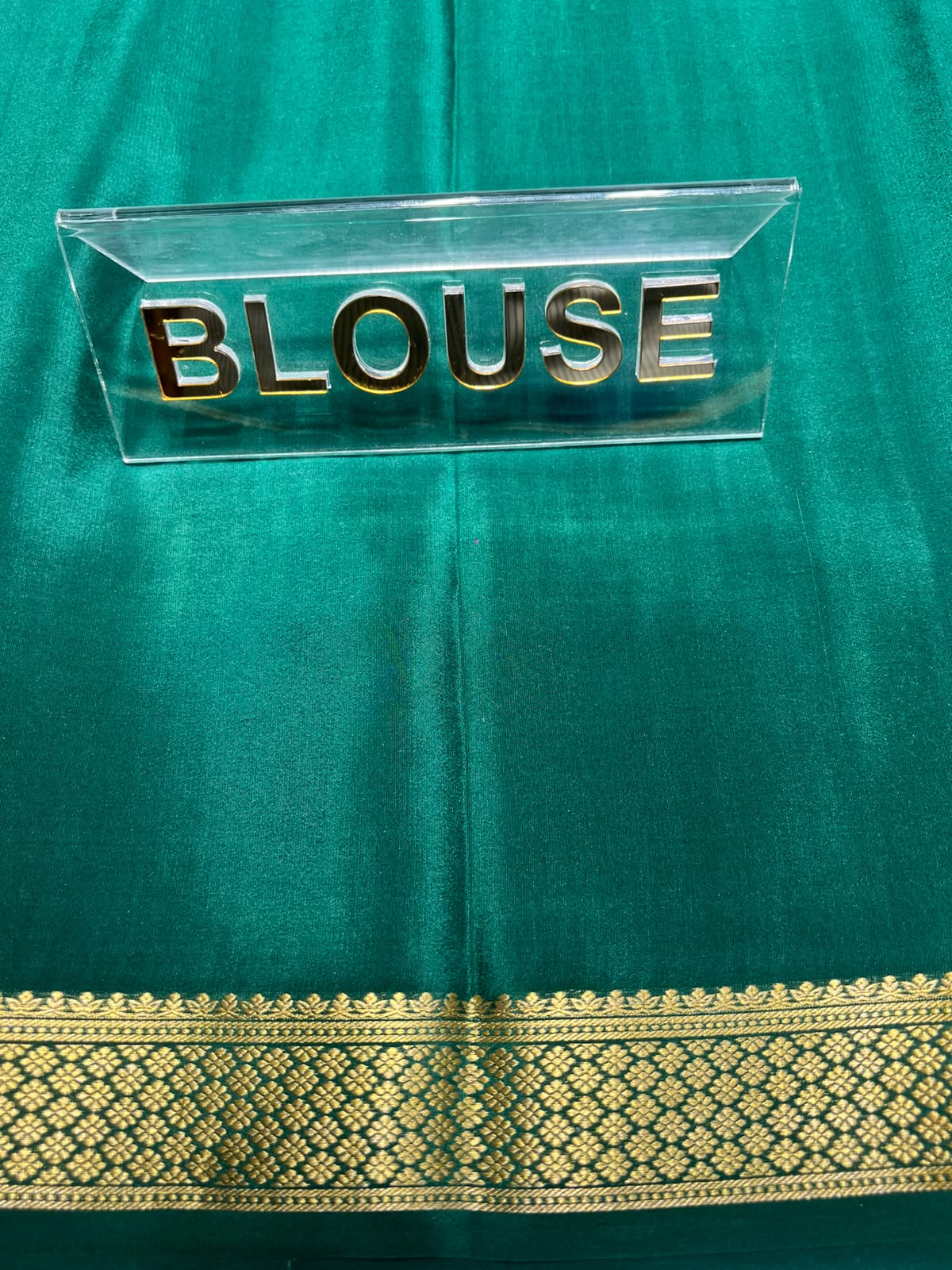 Pure Mysore Silk Saree.