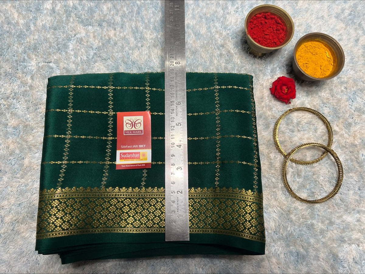 Pure Mysore Silk Saree.