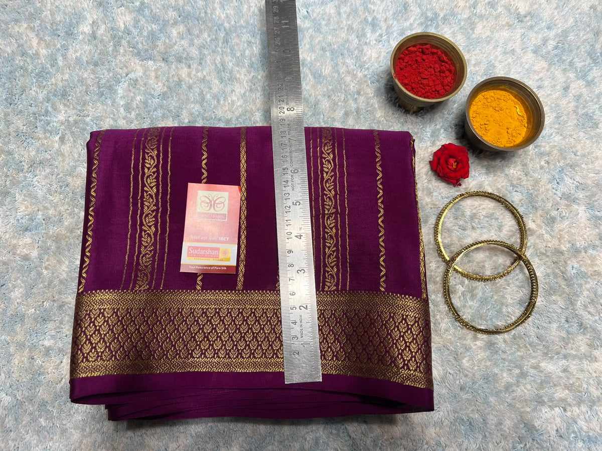 Pure Mysore Silk Saree.