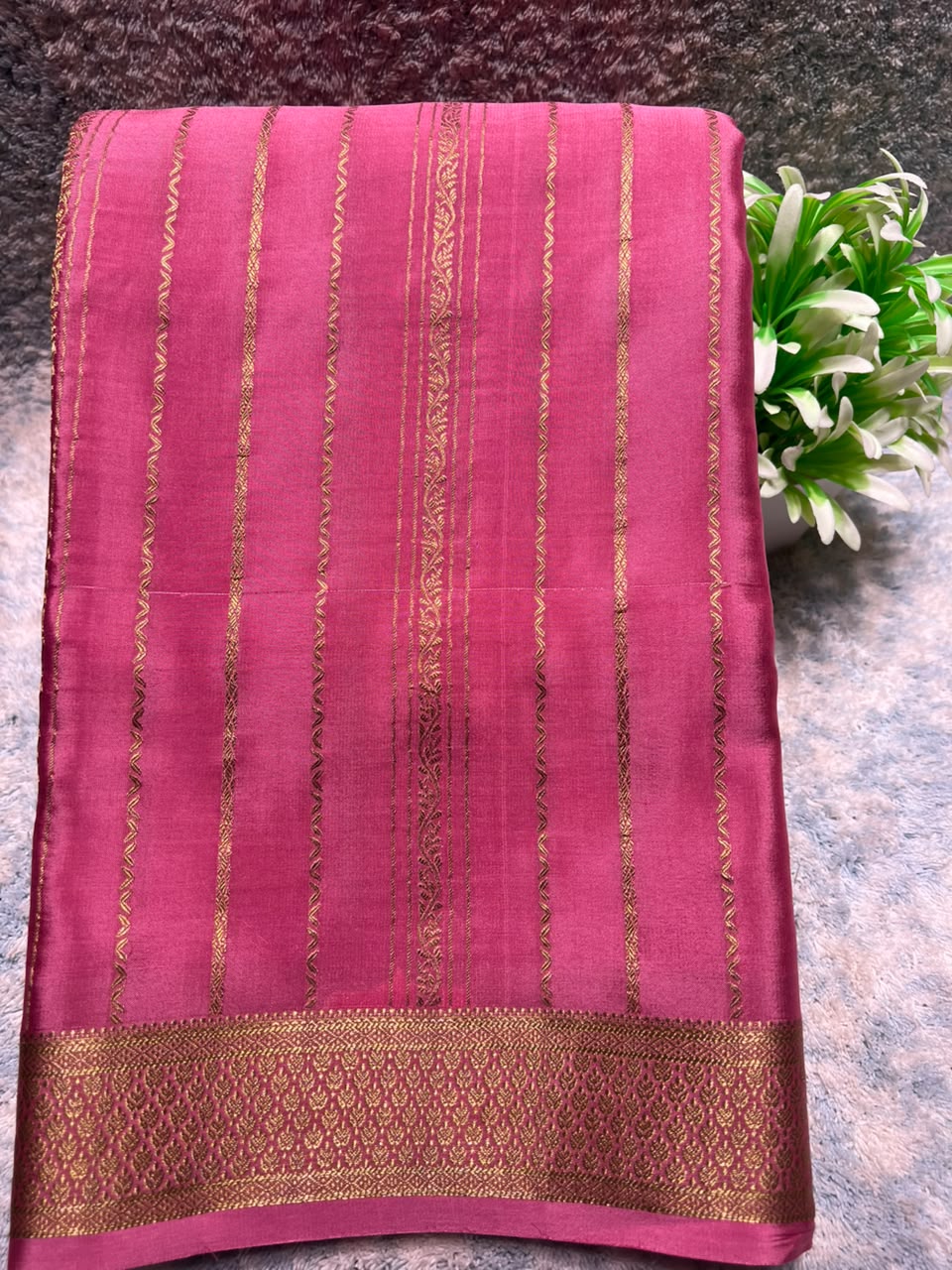 Pure Mysore Silk Saree.