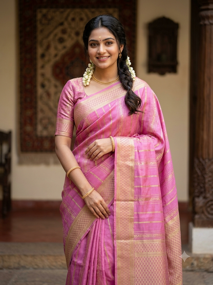 Pure Mysore Silk Saree.