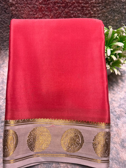 Pure Mysore Silk Saree.