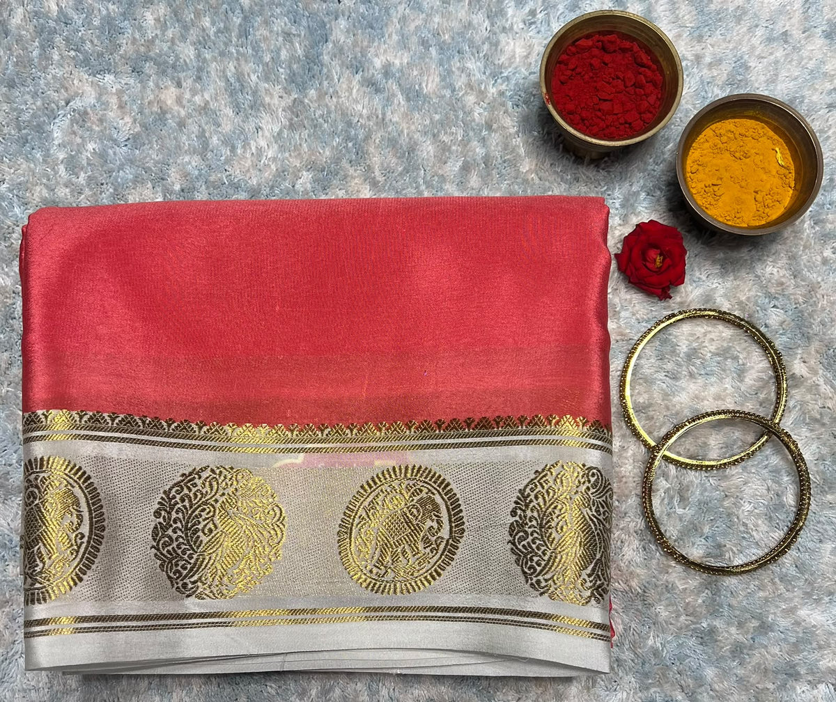Pure Mysore Silk Saree.