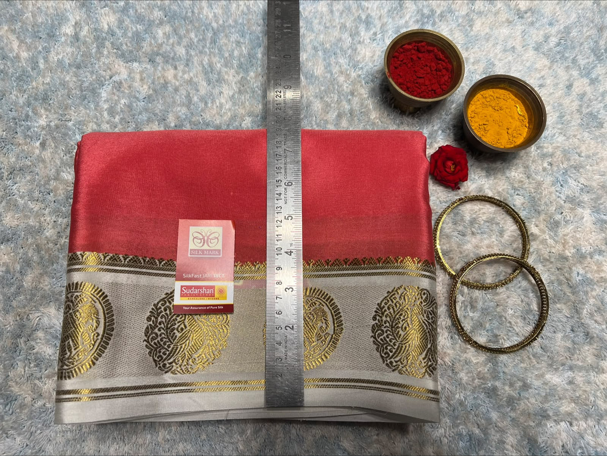 Pure Mysore Silk Saree.