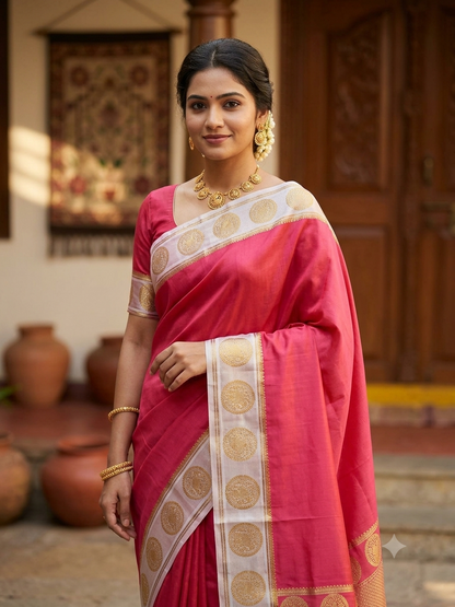 Pure Mysore Silk Saree.