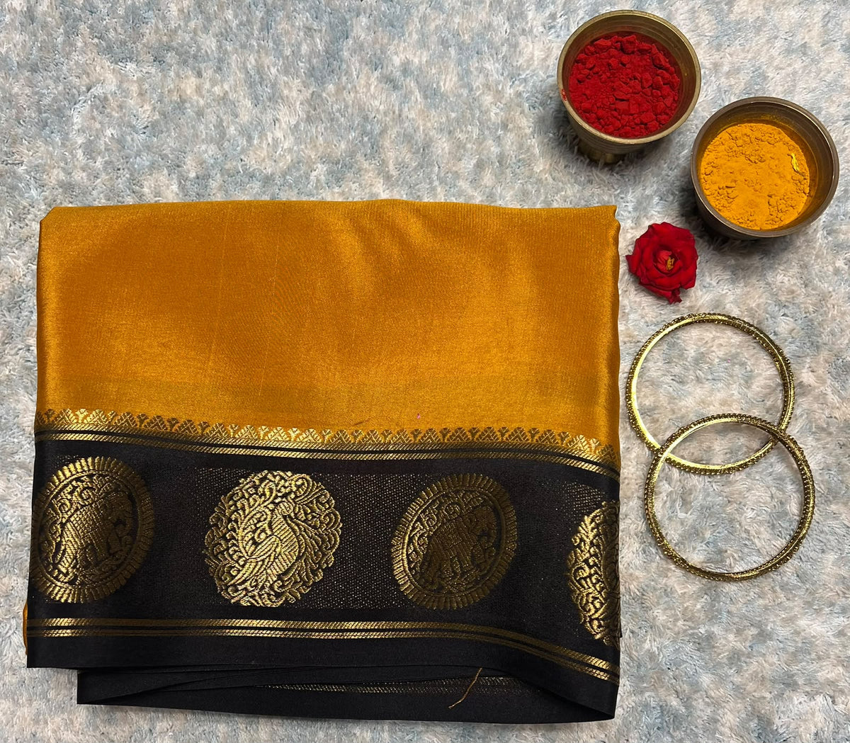 Pure Mysore Silk Saree.