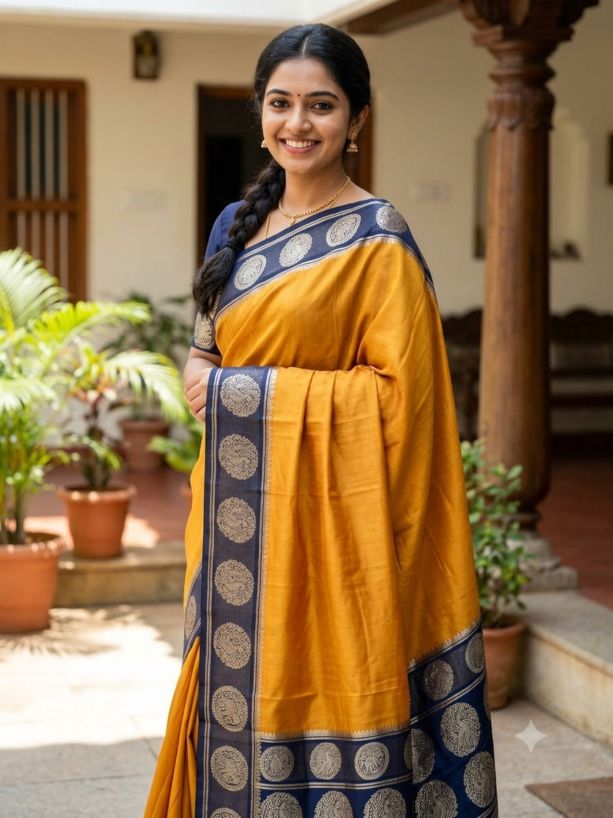 Pure Mysore Silk Saree.