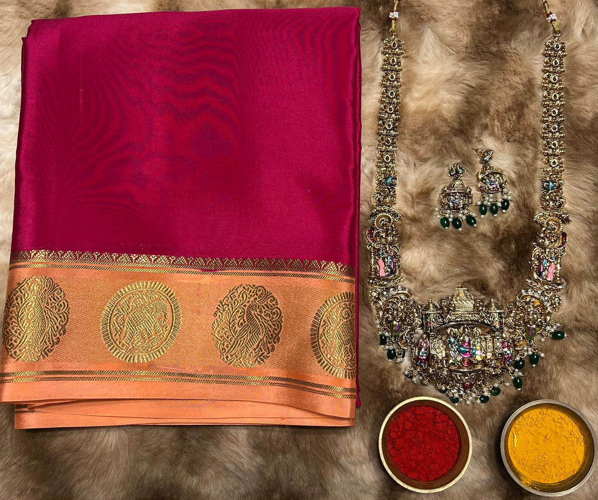 Pure Mysore Silk Saree.