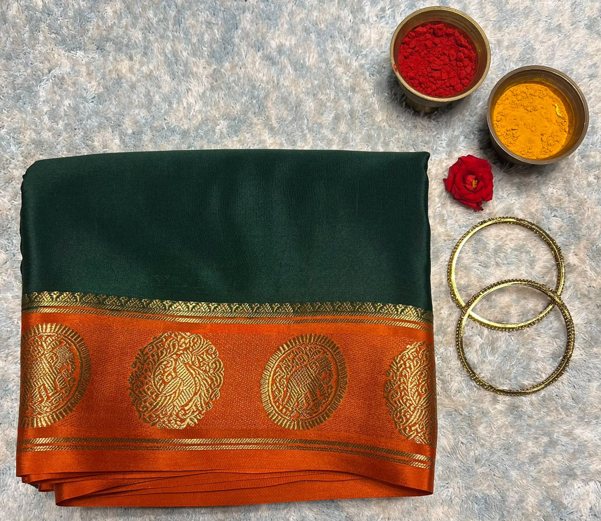 Pure Mysore Silk Saree.