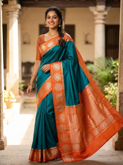 Pure Mysore Silk Saree.