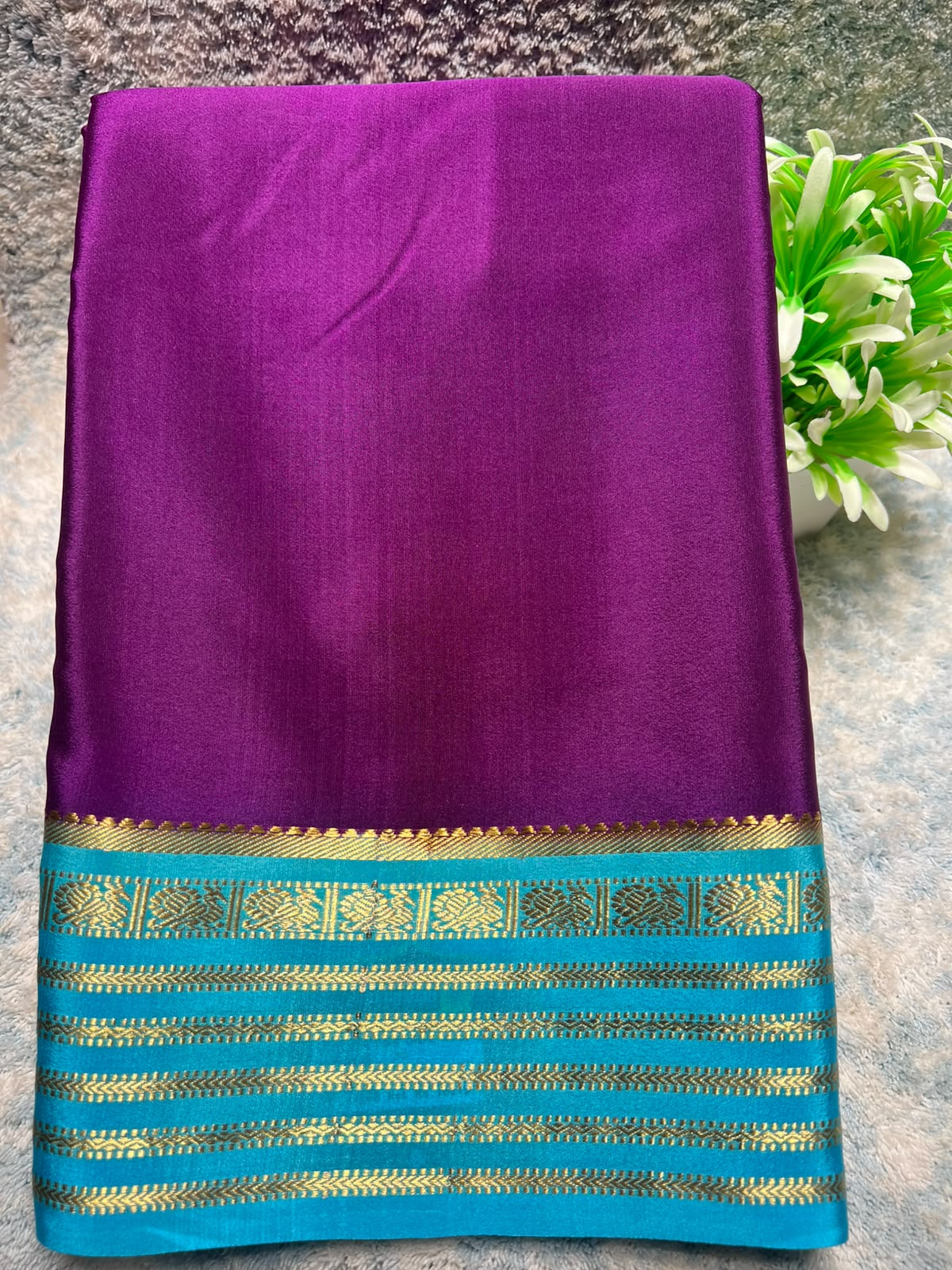 Pure Mysore Silk Saree.