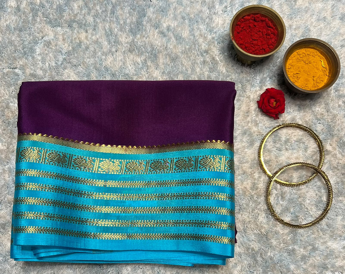 Pure Mysore Silk Saree.