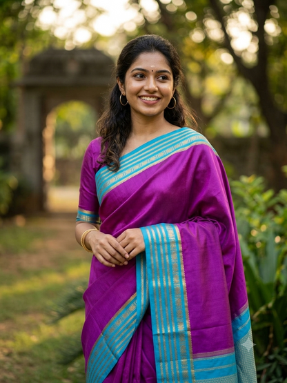 Pure Mysore Silk Saree.