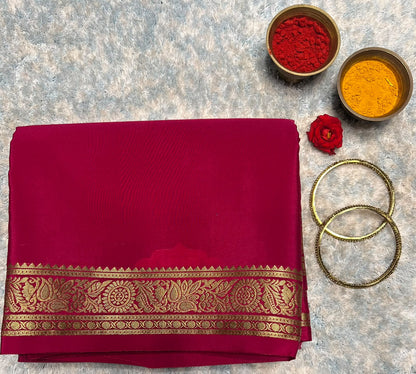 Pure Mysore Silk Saree.