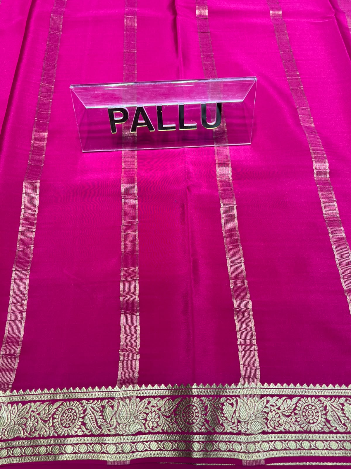 Pure Mysore Silk Saree.